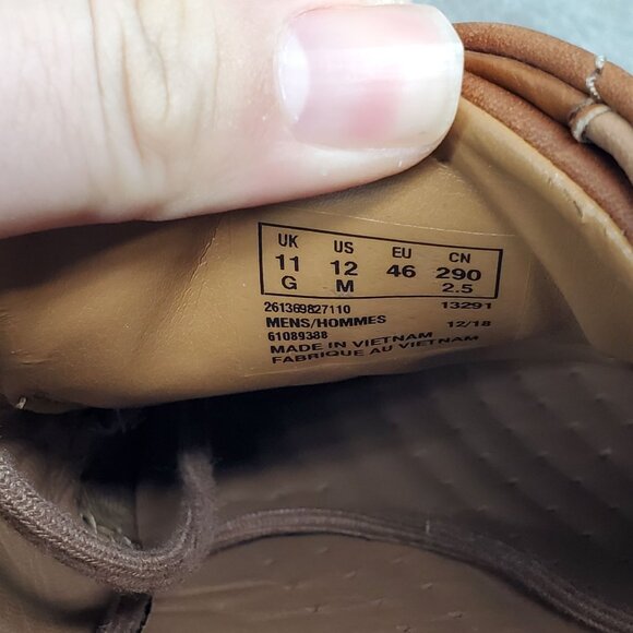 Clarks Shoes Mens Size 12 Unstructured Un Abode Brown Lace Up Oxfords main image 3